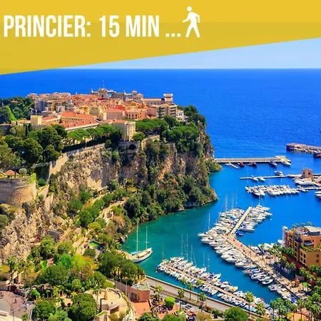 Daire Cozy With Terrace, Monaco And 5 Min Away Cap-d'Ail