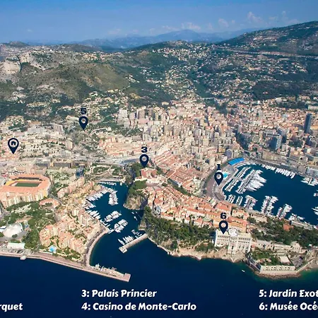 Apartamento Cozy With Terrace, Monaco And 5 Min Away