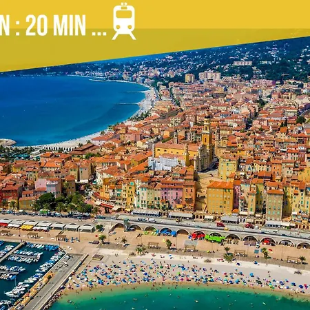 Cozy With Terrace, Monaco And 5 Min Away Cap-d'Ail